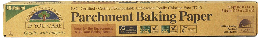 If You Care 100% Unbleached Silicone Parchment Paper, 70-Foot Roll (Pack of 4)
