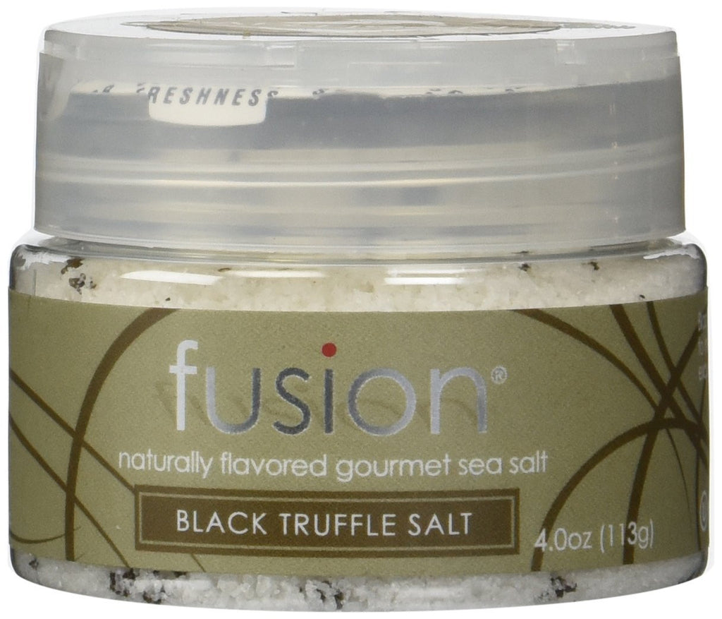 Fusion Black Truffle Sea Salt, 4.0-Ounce Jar