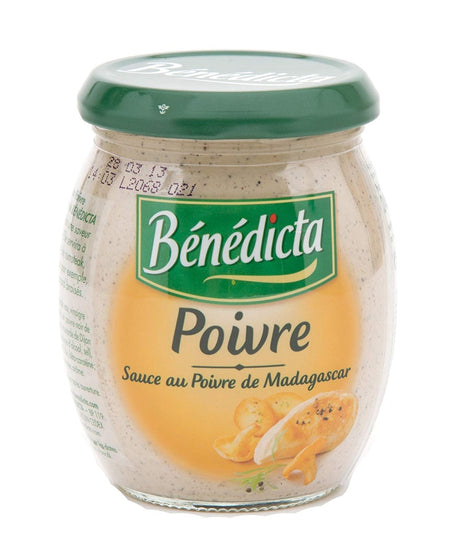 Benedicta Gourmet Black Peppercorn Sauce - Sauce au Poivre - 240g