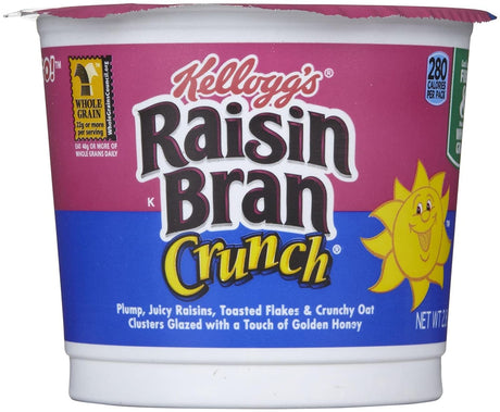 Kellogg's Raisin Bran Crunch Cereal-in-a-Cup-2.8 oz, 6 ct