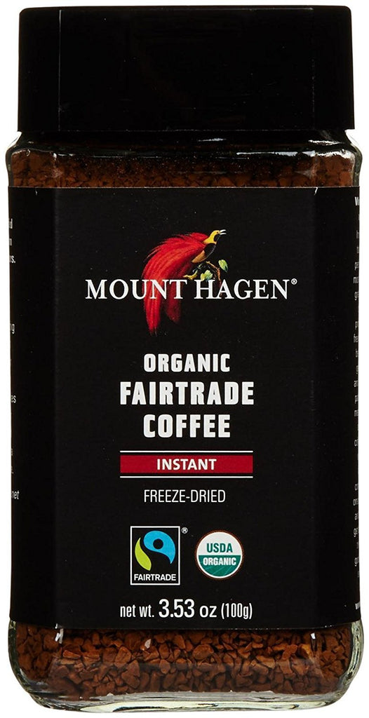 Mount Hagen Organic Freeze Dried Instant Coffee, 3.53 oz