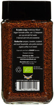 Mount Hagen Organic Freeze Dried Instant Coffee, 3.53 oz