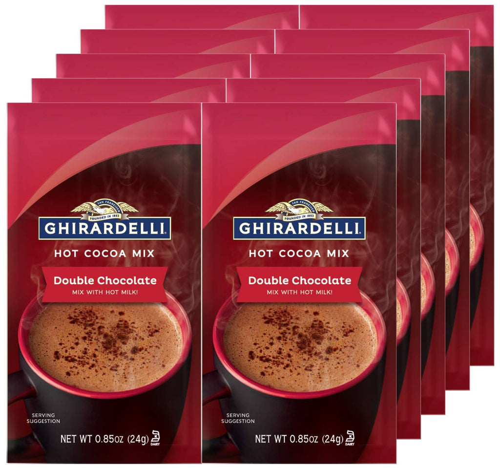 Ghirardelli Chocolate Premium Hot Cocoa Mix, Double Chocolate, 32 Ounce Package