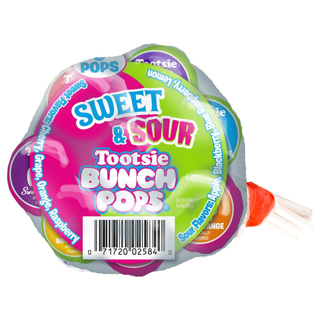 Tootsie Sweet Sour Bunch Pops