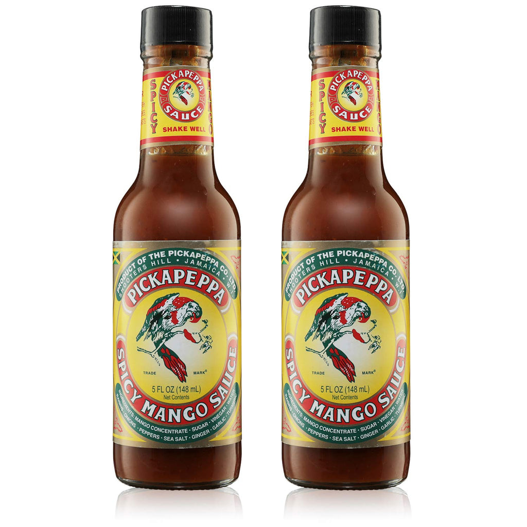 Pickapeppa Spicy Mango Sauce 5 oz (2 pack)