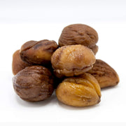 Roasted Peeled and cooked whole chestnuts