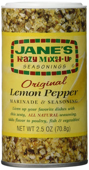 Jane's Krazy Lemon Pepper Marinade & Seasoning - 2.5 oz