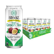 Steaz Unsweetened Iced Green Tea,, 16 OZ (Unsweetened Passionfruit)