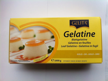 Leaf Gelatine Sheets - Gold