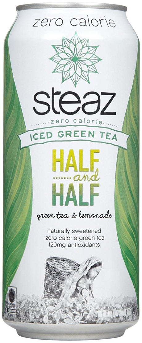 Steaz Zero Calorie Half & Half - 16 OZ - 12 pk