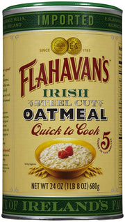 FLAHAVAN'S Quick To Cook Irish Steel Cut Oatmeal, 24 oz