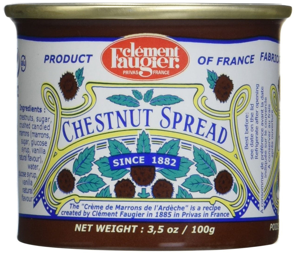 Clement Faugier - Gourmet Chestnut Spread from France 4 mini cans 4x3.5oz