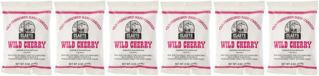 Claey's Old Fashioned Hard Candy Wild Cherry Pack of 6