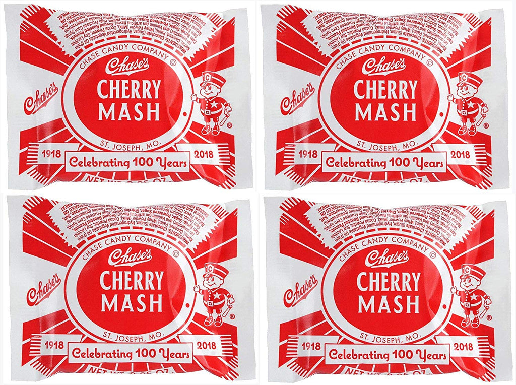 Chase's Cherry Mash Candy Bars 2.05 oz. (4 Pack)
