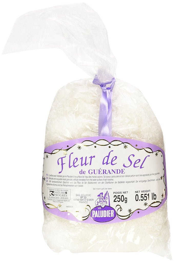 Guerande Fleur de Sel in Clear Bag by Le Paludier