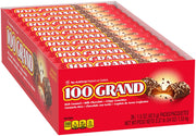 100 Grand Milk Chocolate Halloween Candy Bars, Full Size Bulk Individually Wrapped Ferrero Candy for Trick or Treat Bags (Pack of 36)
