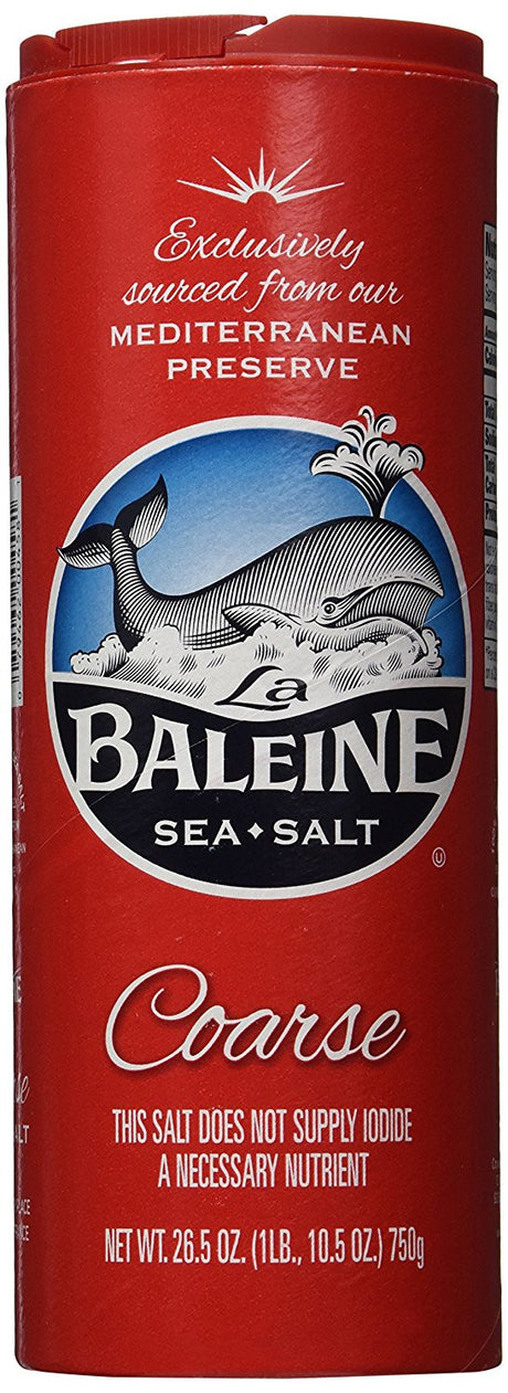 La Baleine Coarse Sea Salt, 26.50 ounce each (Pack of 2), flavor taste coarse