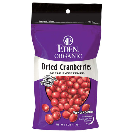Eden Foods Organic Dried Cranberry, 4 OZ
