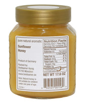 Breitsamer Sunflower Raw Honey Jar, 17.6 Ounce