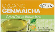 Eden Genmaicha Green Tea Bags with Brown Rice, Organic, 16 Count