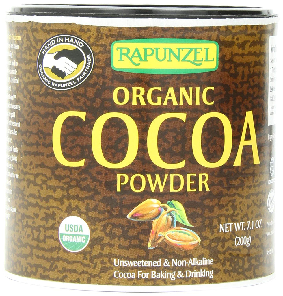 Rapunzel Pure Organic Cocoa Powder, 7.1-Ounce Packages (Pack of 3)