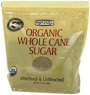Rapunzel Pure Organic Whole Cane Sugar, 24-Ounce Packages (Pack of 6)