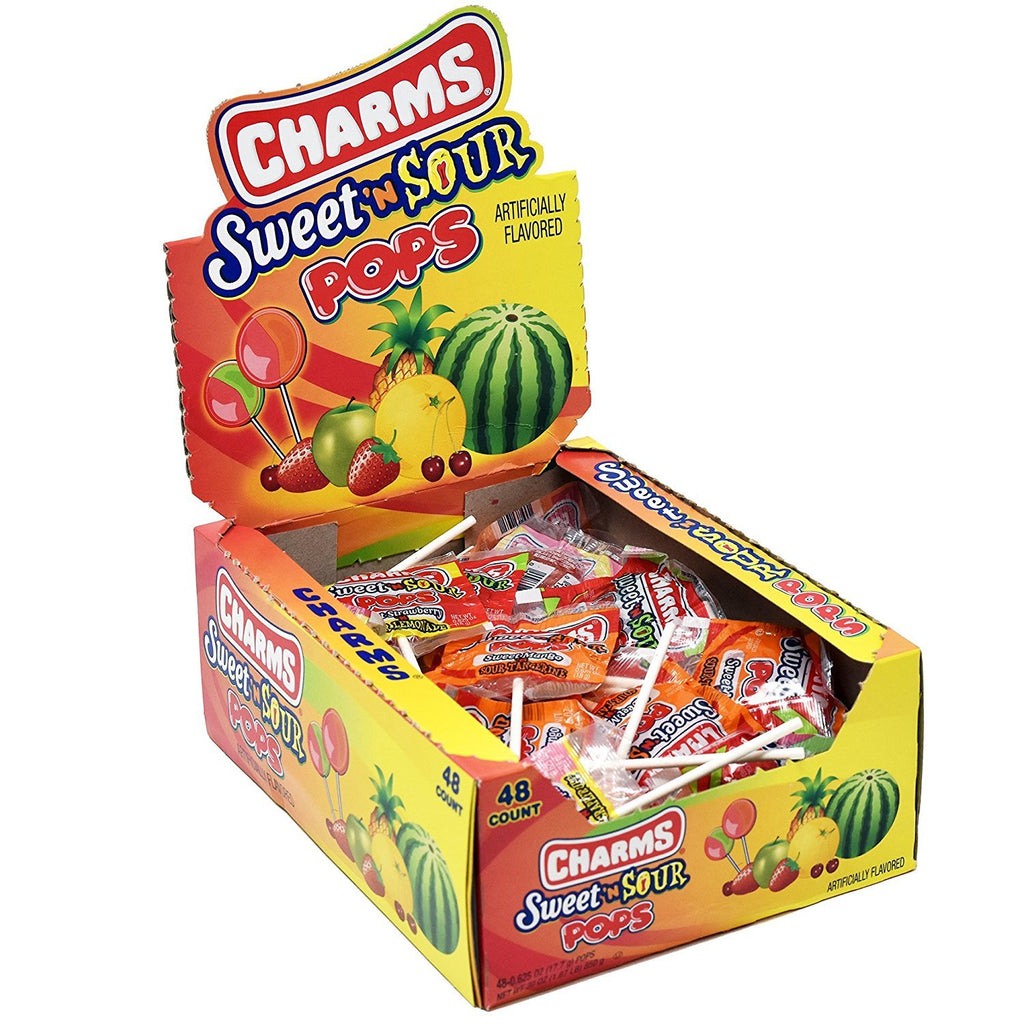 Charms Sweet & Sour Pops 48ct