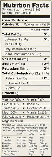 McCann's Irish Oatmeal Maple & Brown Sugar -- 10 Packets