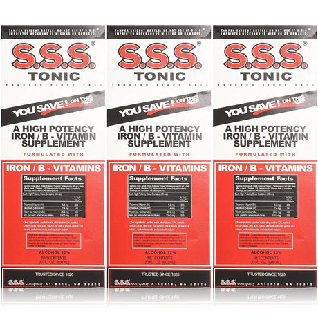 Sss Company Sss Company S.S.S. Tonic Liquid Large, Large 20 oz (Pack of 3)