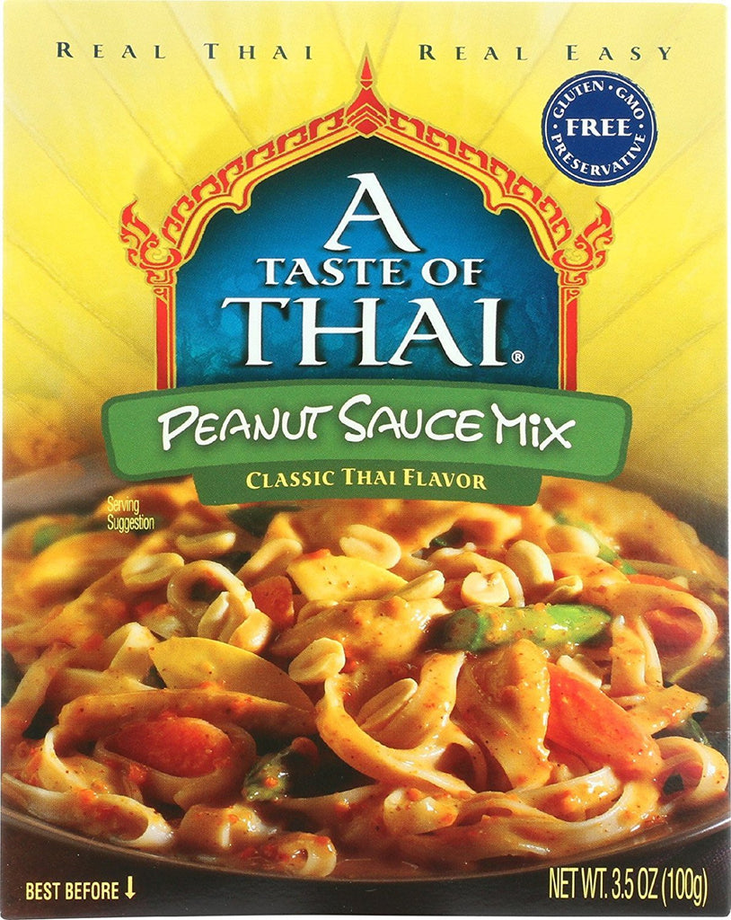 A Tast of Thai Peanut Sauce Mix, 3.5 Oz Pack -- 6 Per Case.