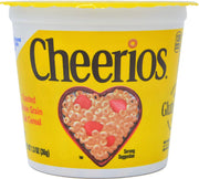 Cheerios Breakfast Cereal, Six Single-Serve 1.3oz Cups(6-Pack)