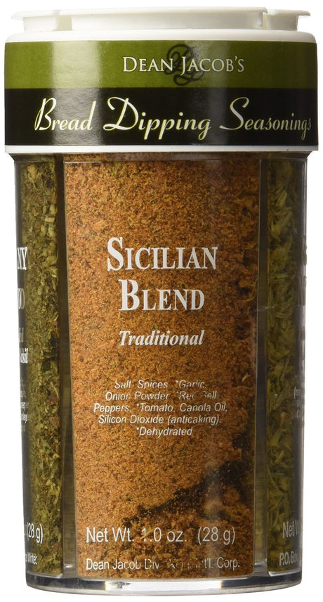 Dean Jacobs Bread Dipping Seasonings, Large, 4.0-Ounce (4 Spice Variety Pack) 2 Pack
