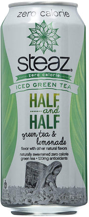 Steaz No Calorie Iced Green Tea and Lemonade 16 Ounce -