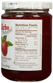 D'arbo Strawberry Fruit Spread, 16 oz