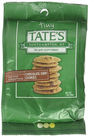Tate's Bake Shop - Tiny Tate's Bite Size Chocolate Chip Cookies (Each bag contains 10 -12 bite size cookies)