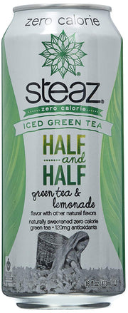 Steaz No Calorie Iced Green Tea and Lemonade 16 Ounce -