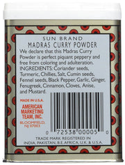 Sun Brands Madras Curry Powder, 4 oz