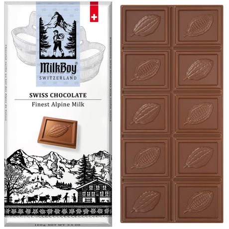 Milkboy Swiss Chocolates - Alpine Milk Chocolate Bars (5 Pack)