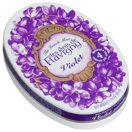 Les Anis De Flavigny, Violet (French Mints), 1.75-Ounce Tins (Pack of 8)