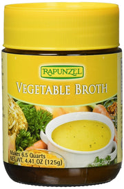 Rapunzel Organic Vegan Vegetable Broth Powder, 4.41 Ounce (Pack of 6)