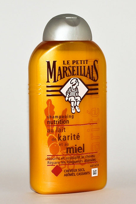 Le Petit Marseillais French Shampoo - Shea Milk and Honey - Damaged, Dry Hair - 8.4 oz