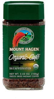 Mount Hagen Organic Freeze Dried Instant Decaf CoffeE