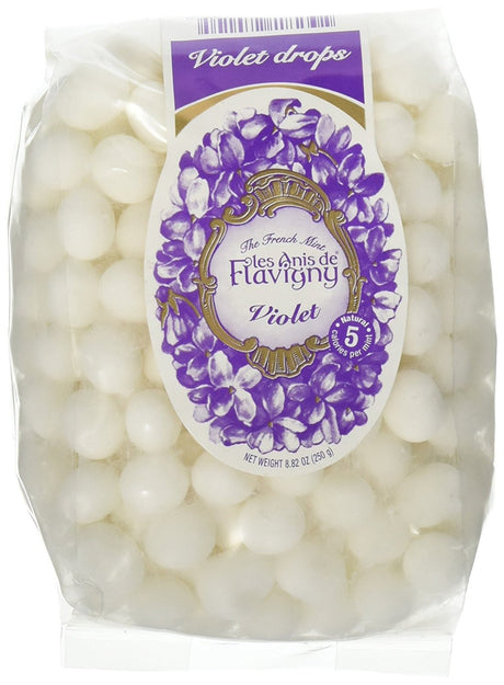 Violet Abbaye De Flavigny Anise Drops All Natural Bulk 8.8 Oz Bag
