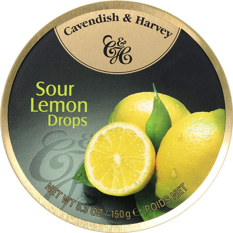 Cavendish & Harvey Fruit Tin - Lemon, 5.3-Ounce