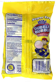 Dubble Bubble Gum 3.25 Ounce Bag (Pack of 3) â€“ Individually Wrapped Sugar Free Bubble Gum