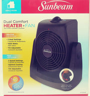 Sunbeam SFH5963M-BWM Dual Comfort Heater with Fan