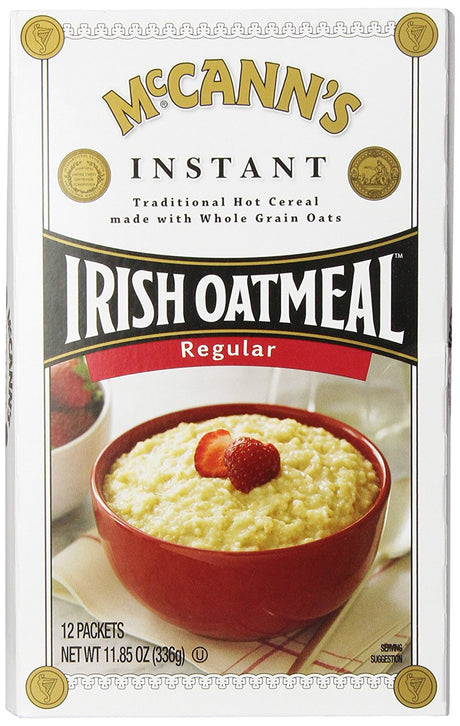 McCann's Instant Irish Oatmeal, Regular, 11.8 Ounce