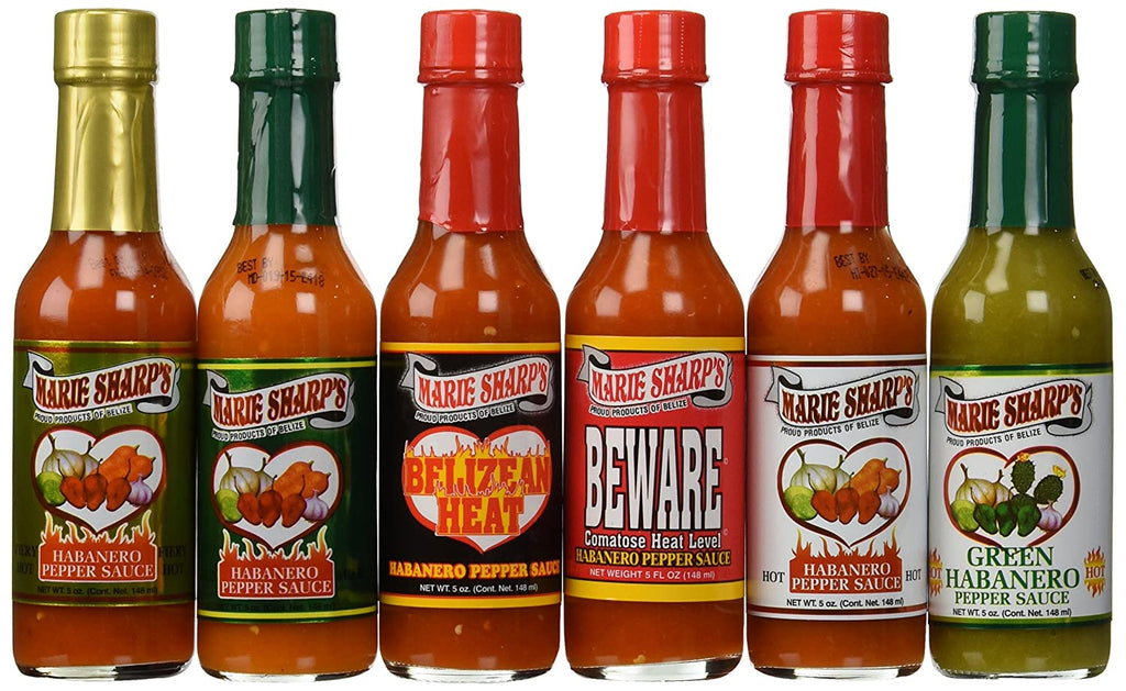 Marie Sharp's Hot Sauce 6 Pack Variety