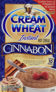 Cream of Wheat, Cinnabon Flavored, 10ct Box, 12.3oz (Pack of 3)
