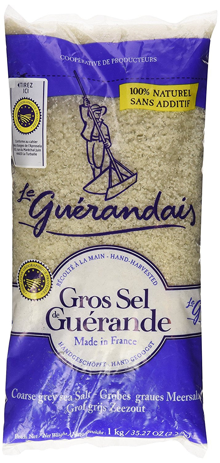 Coarse Sea Salt From Guerande - Gros Sel De Guerande - Le Guerandais 